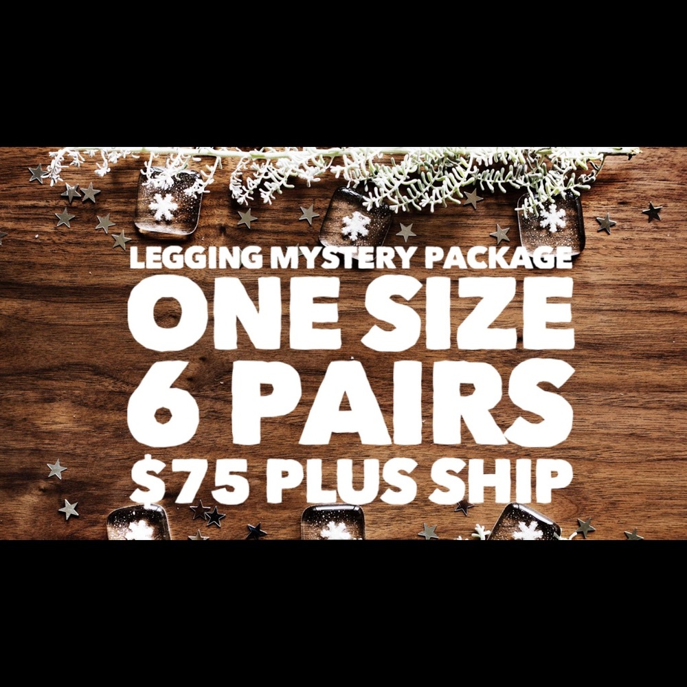 LuLaRoe One Size Leggings 6 Pairs Mystery